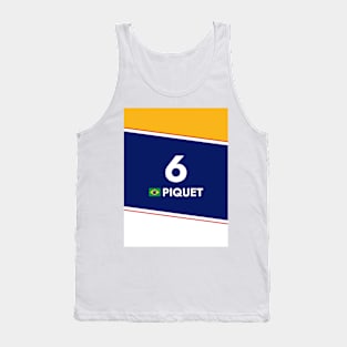 F1 Legends - Nelson Piquet Tank Top